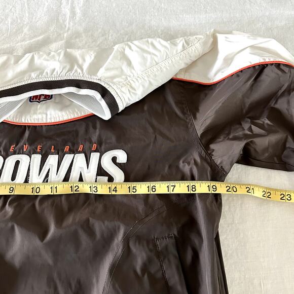 Cleveland Browns Reebok Pullover Windbreaker Youth Medium - Picture 6 of 7